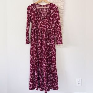 Free People Tiers of Joy Long Sleeve Prairie Dress